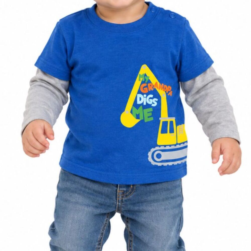 🔥 5 for $30 🔥 Circo Boys “My Grandpa Digs Me” Long Sleeve Shirt | 9M